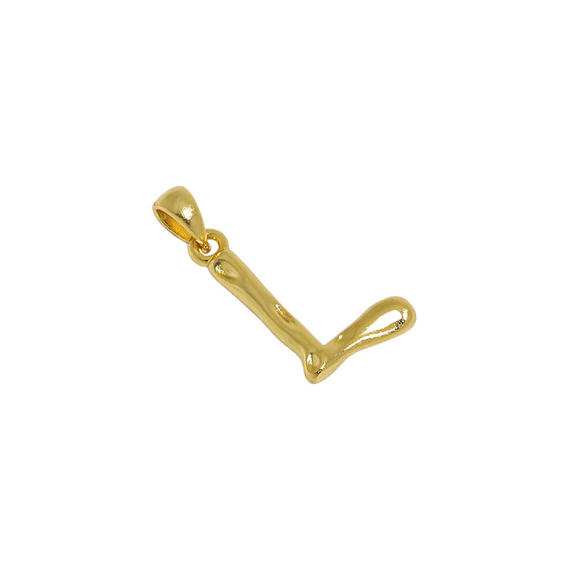 Initial Necklace - Gold Plated Silver